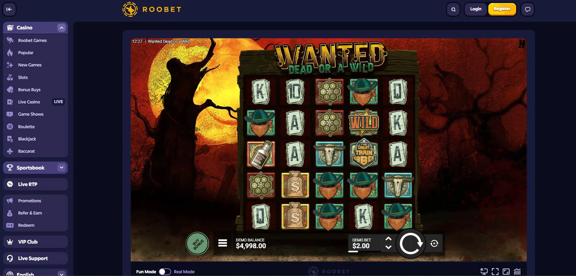 Bonuser hos Roobet Bonuser hos Roobet